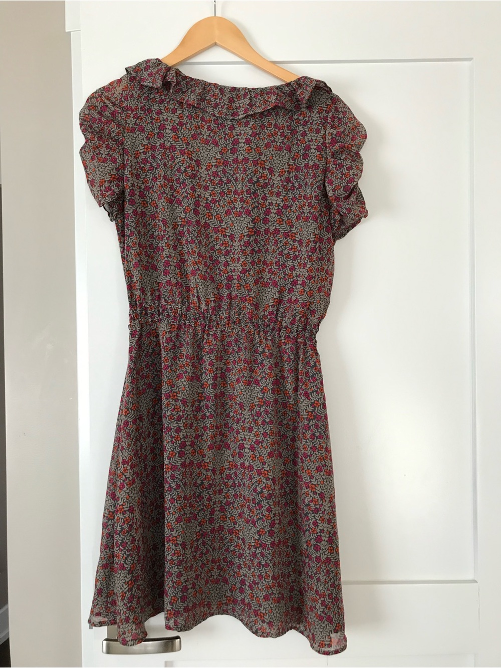 GAP Floral Ruffle Midi Dress - Picture 2 of 3